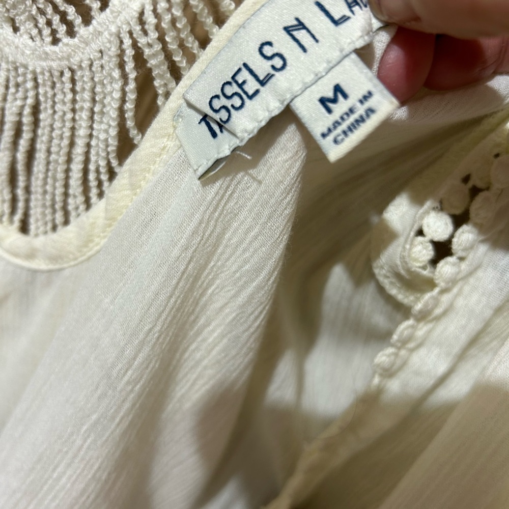 Tassels & Lace Duster Boho - Picture 4 of 7